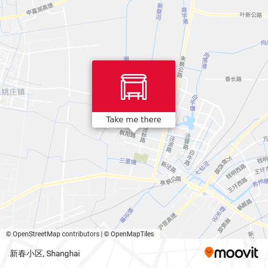 新春小区 map