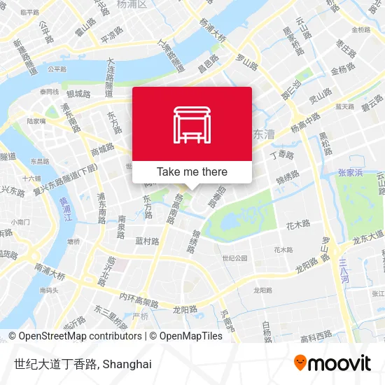 世纪大道丁香路 map