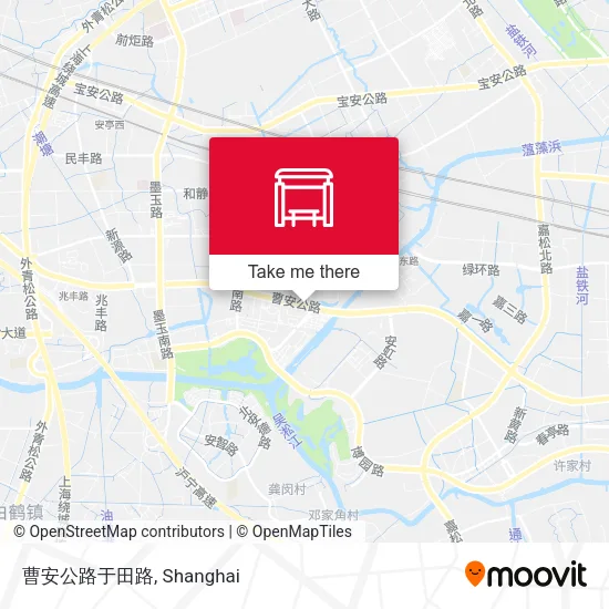 曹安公路于田路 map