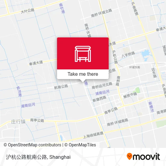 沪杭公路航南公路 map