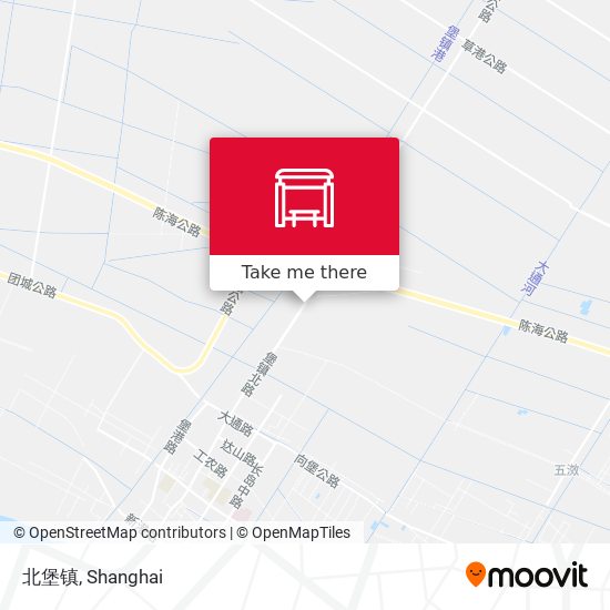 北堡镇 map
