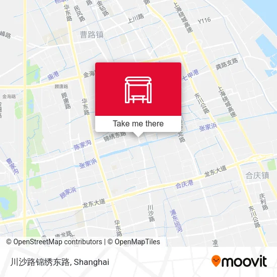 川沙路锦绣东路 map