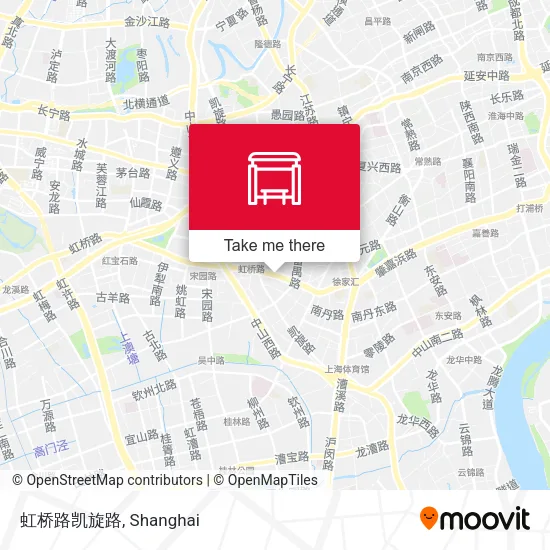 虹桥路凯旋路 map