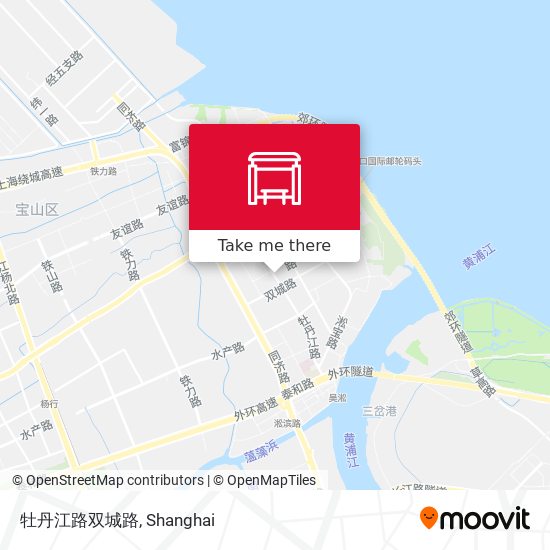 牡丹江路双城路 map