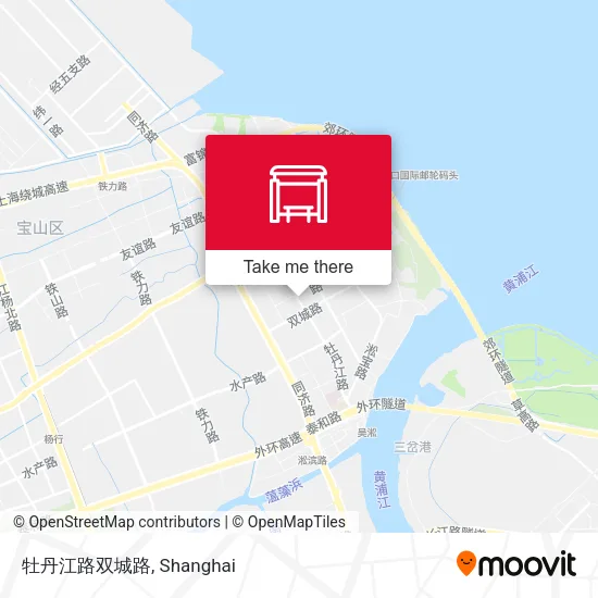 牡丹江路双城路 map