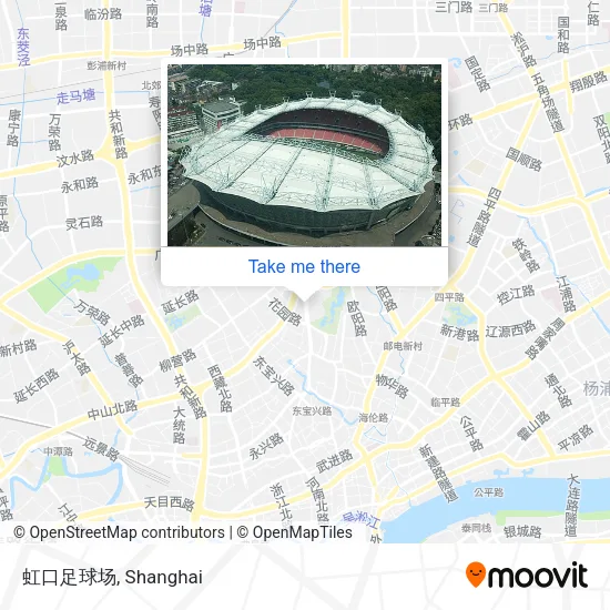 虹口足球场 map