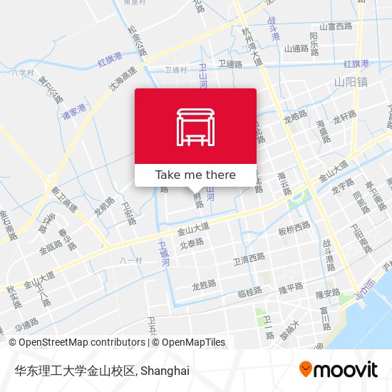 华东理工大学金山校区 map
