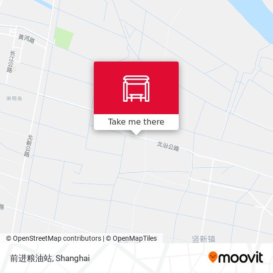 前进粮油站 map