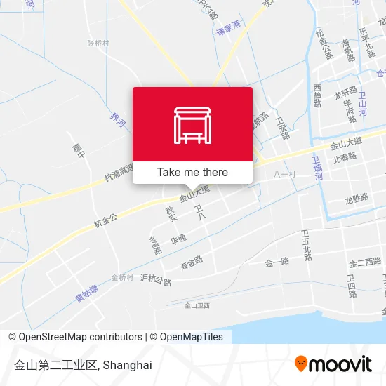 金山第二工业区 map