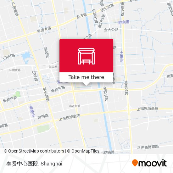 奉贤中心医院 map