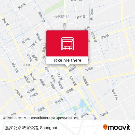 嘉罗公路沪宜公路 map