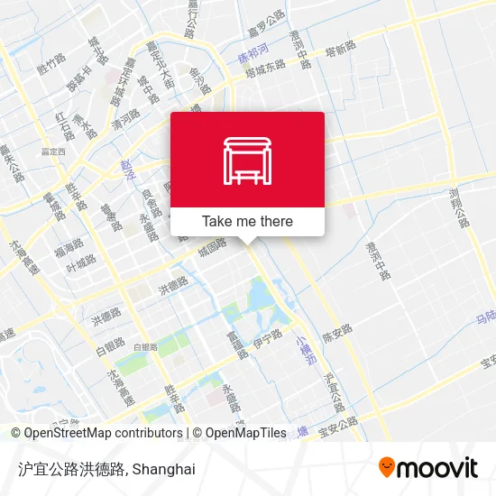 沪宜公路洪德路 map