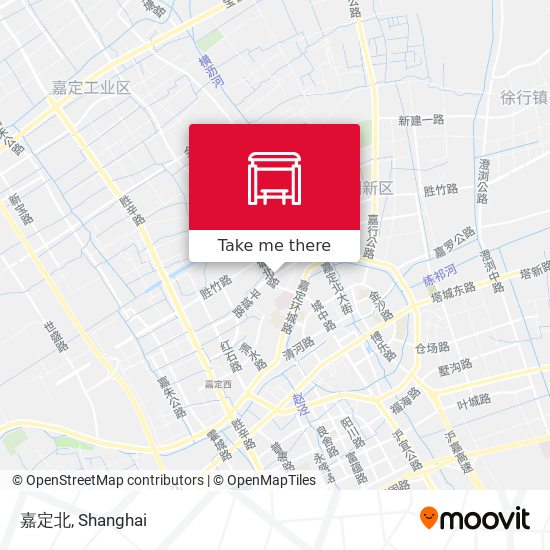 嘉定北 map