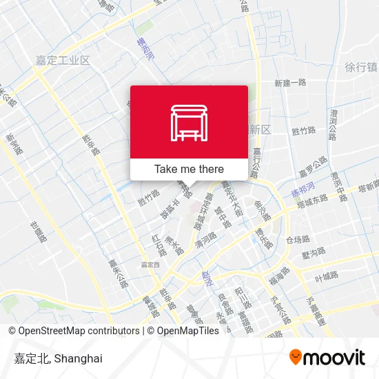 嘉定北 map
