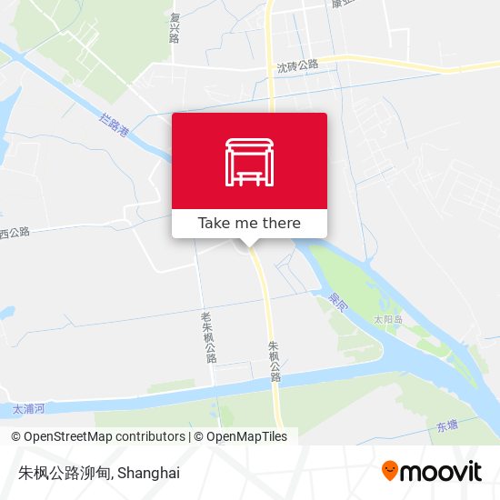 朱枫公路泖甸 map