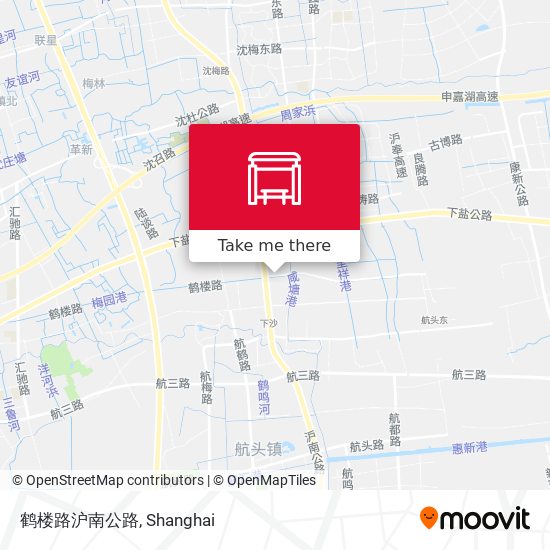 鹤楼路沪南公路 map