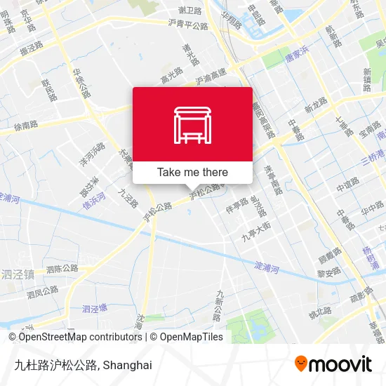 九杜路沪松公路 map