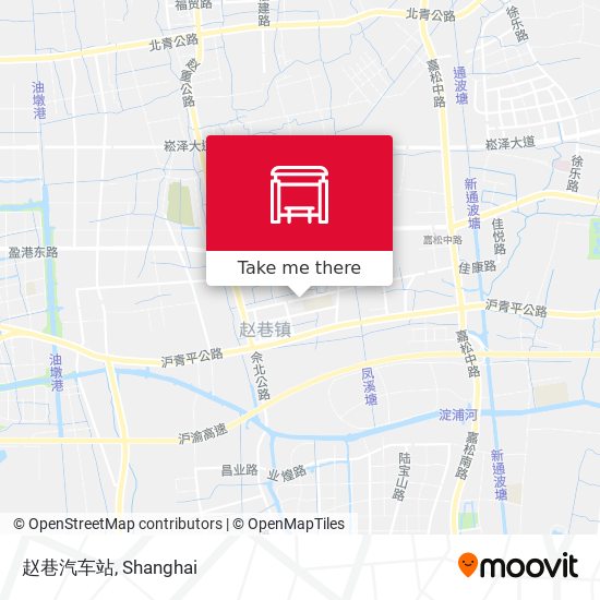 赵巷汽车站 map