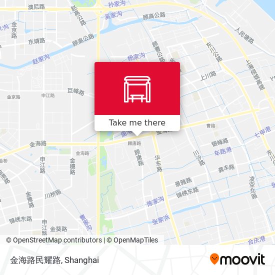金海路民耀路 map