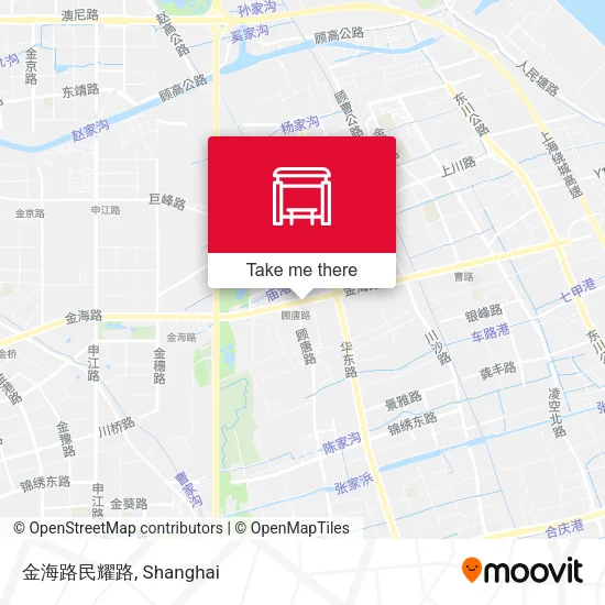 金海路民耀路 map