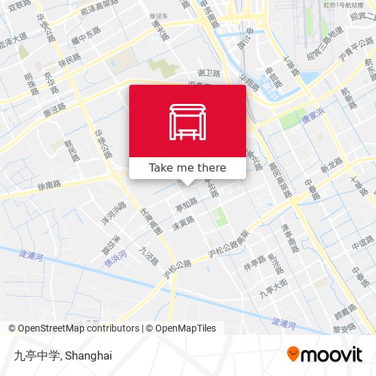 九亭中学 map