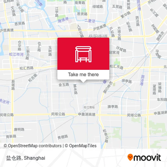 盐仓路 map