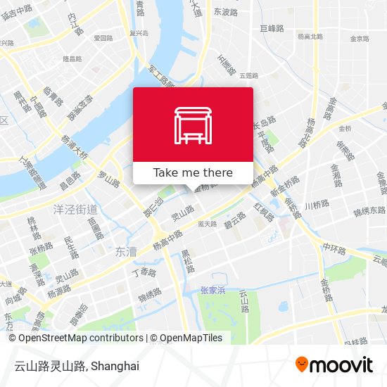 云山路灵山路 map
