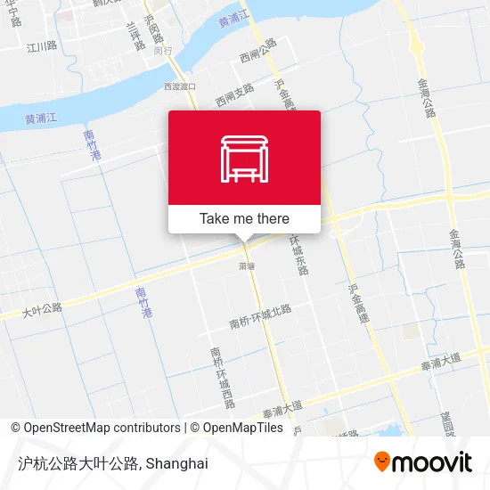 沪杭公路大叶公路 map