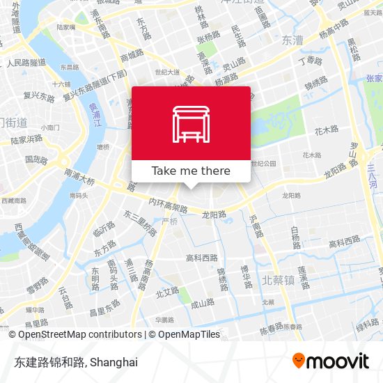 东建路锦和路 map