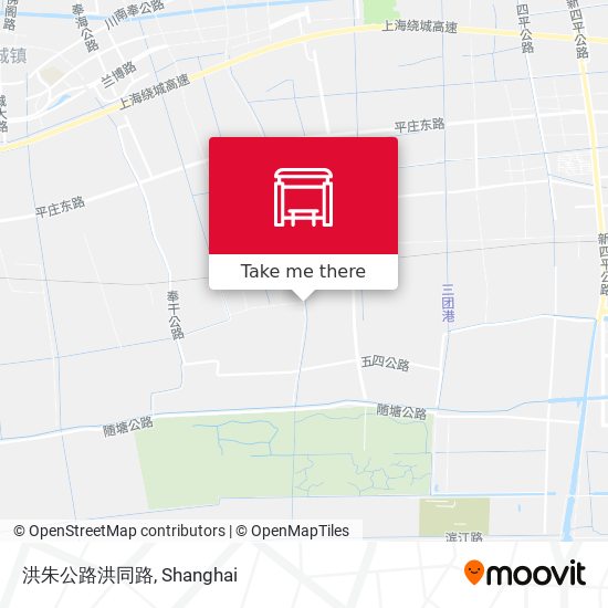 洪朱公路洪同路 map