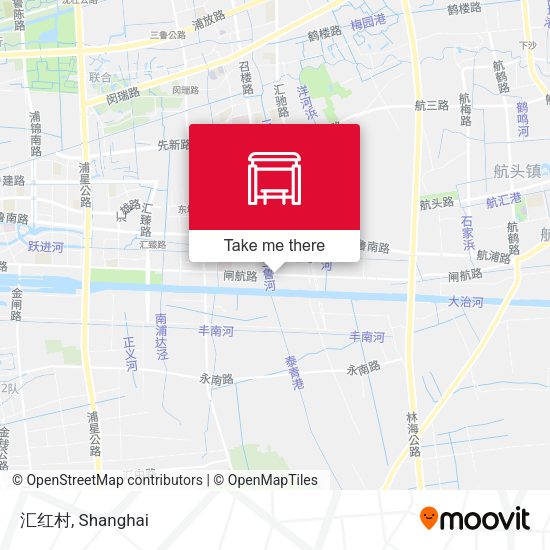 汇红村 map