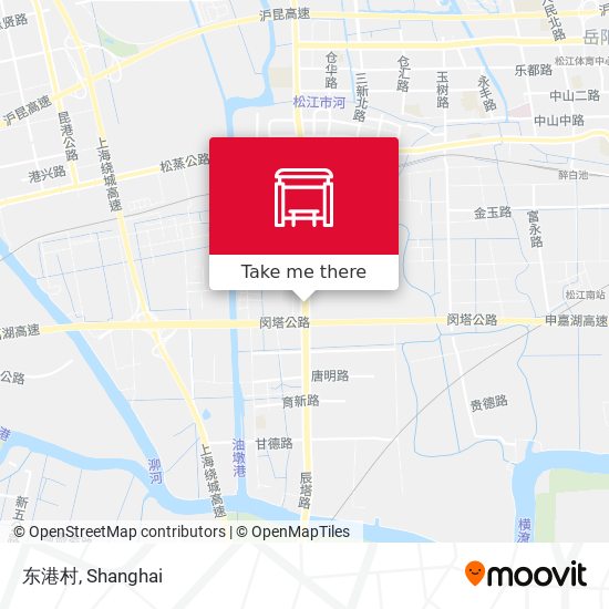 东港村 map