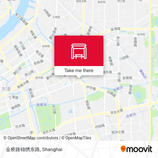 金桥路锦绣东路 map