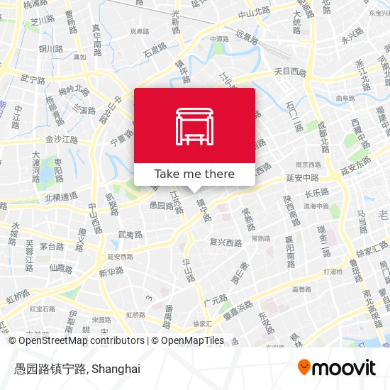 愚园路镇宁路 map