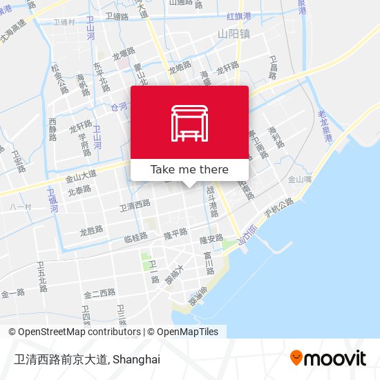 卫清西路前京大道 map