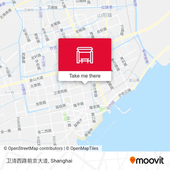 卫清西路前京大道 map