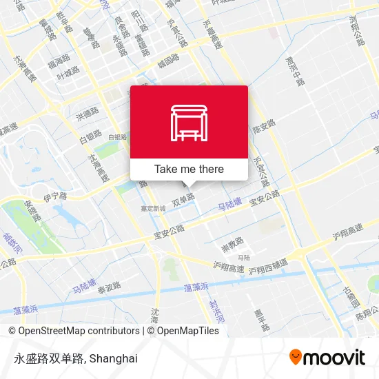 永盛路双单路 map