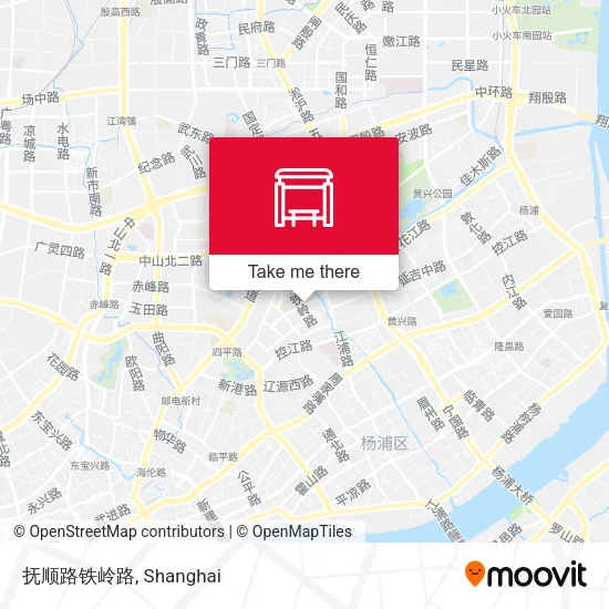 抚顺路铁岭路 map