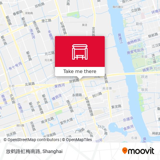 放鹤路虹梅南路 map