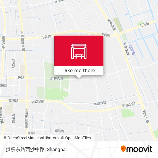 拱极东路西沙中路 map