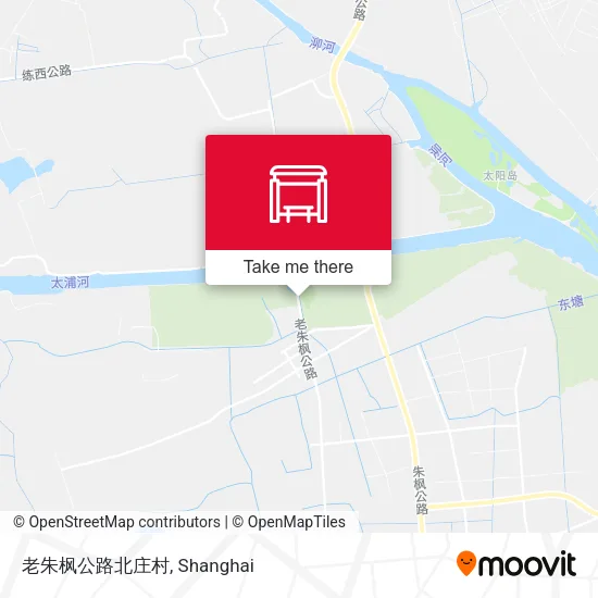 老朱枫公路北庄村 map