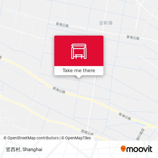 竖西村 map