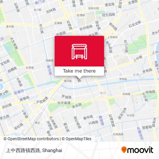 上中西路镇西路 map