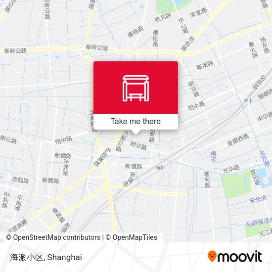 海派小区 map