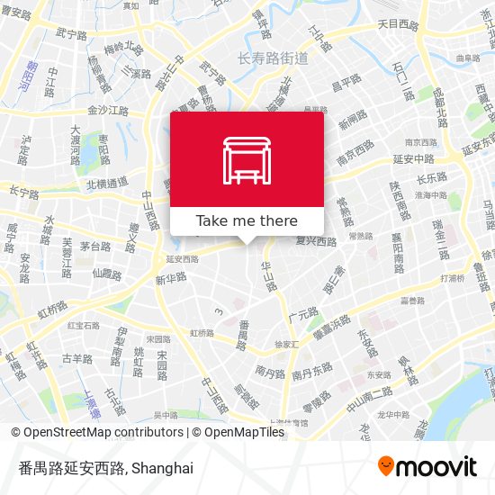 番禺路延安西路 map