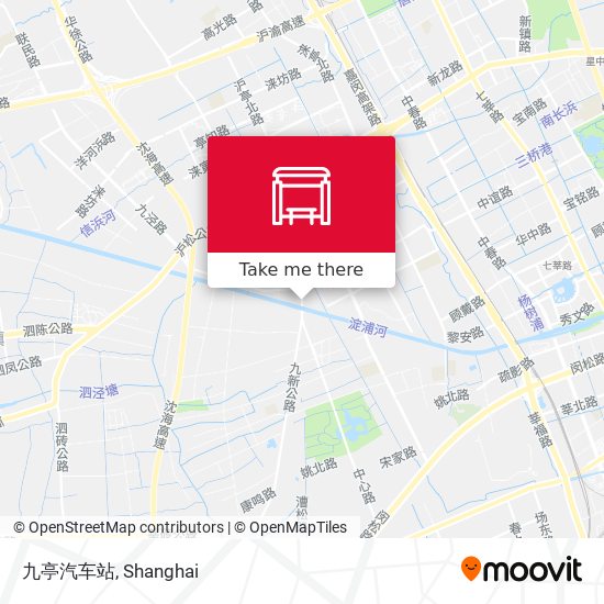 九亭汽车站 map