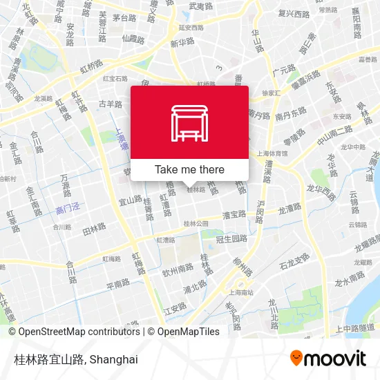 桂林路宜山路 map