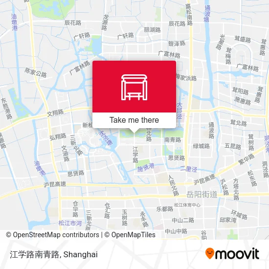 江学路南青路 map