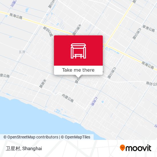 卫星村 map