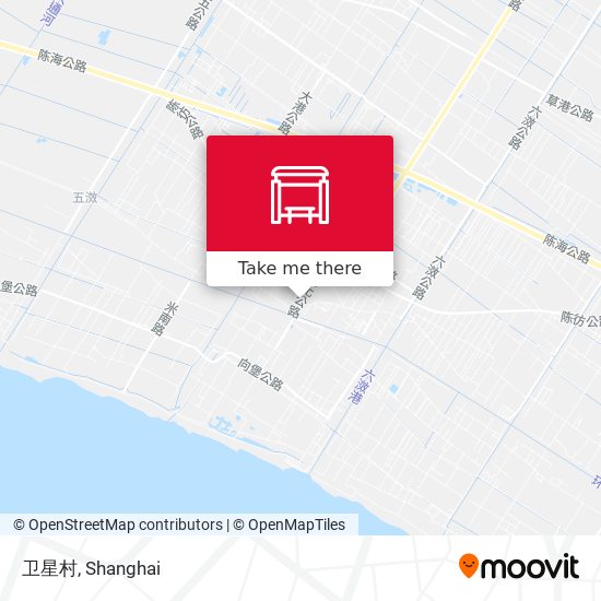 卫星村 map
